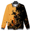 Halloween Costumes Streetwear Hoodie Men Hip Hooded 3D Print Party Long Sleeve Coat Top
